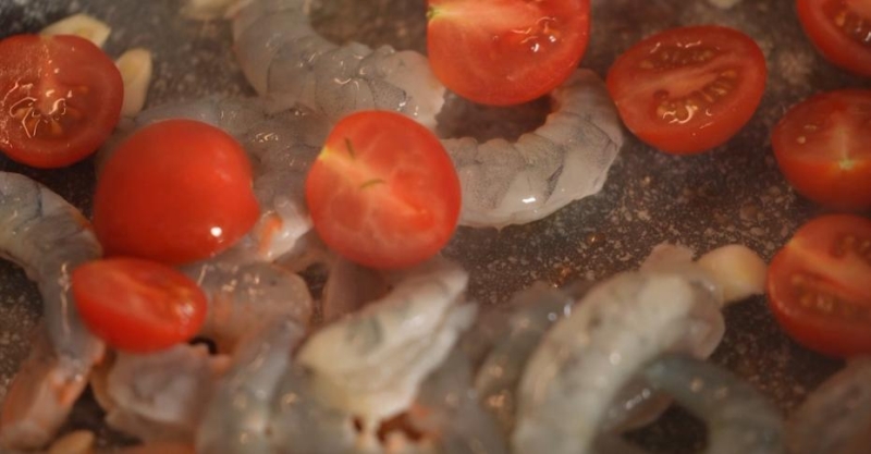 Креветки в соевом соусе