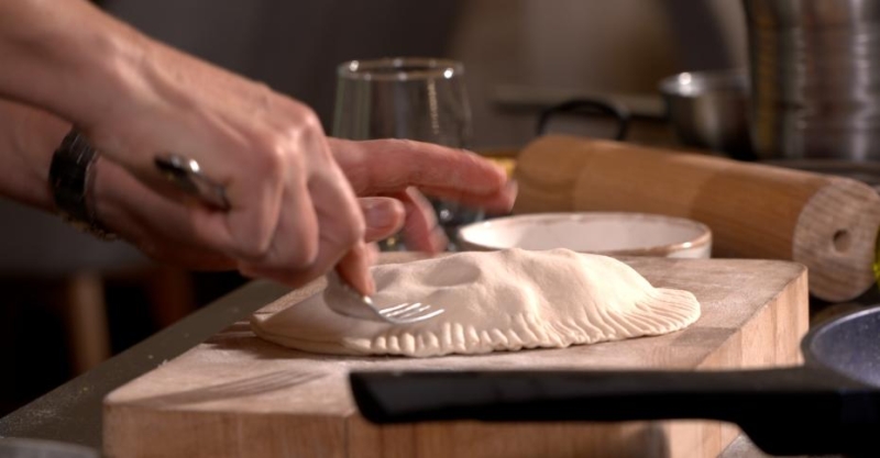 Панцеротти с овощной начинкой