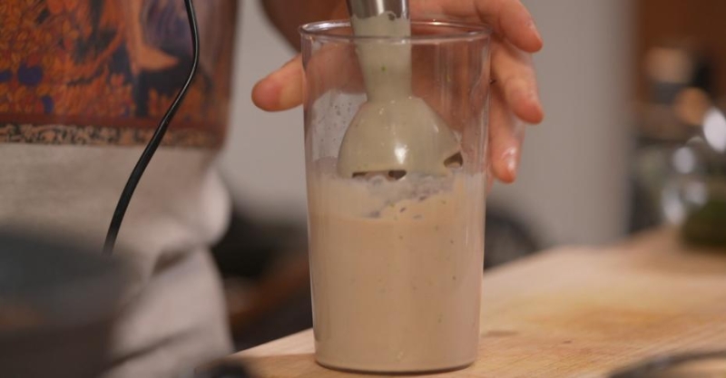 Смузи с бананом и кофе