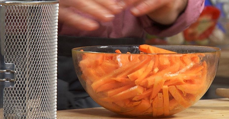 Рагу в мексиканском стиле и батат фри