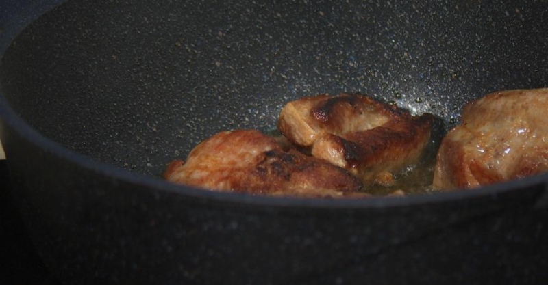 Рагу из индейки с орзо