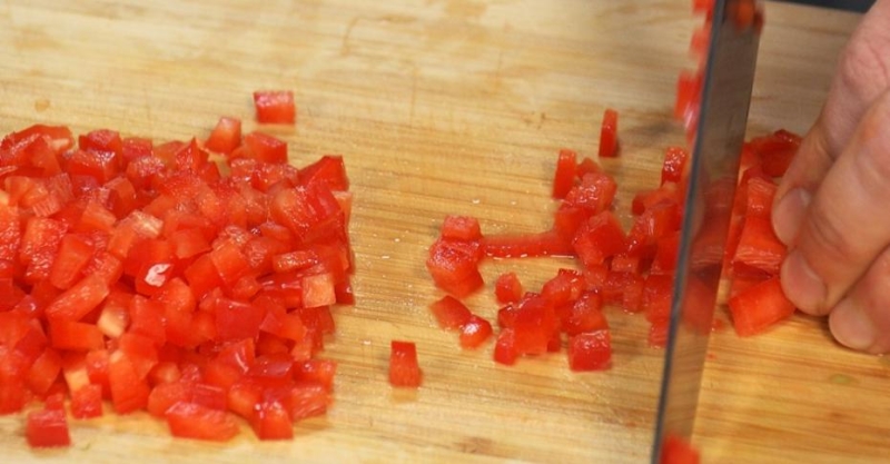 Рагу в мексиканском стиле и батат фри