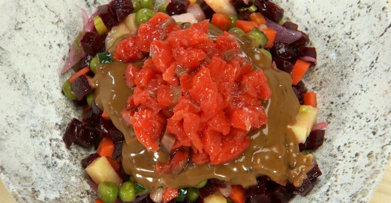 Винегрет с неркой