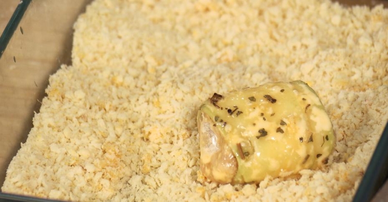 Рулеты из кабачков с куриным фаршем