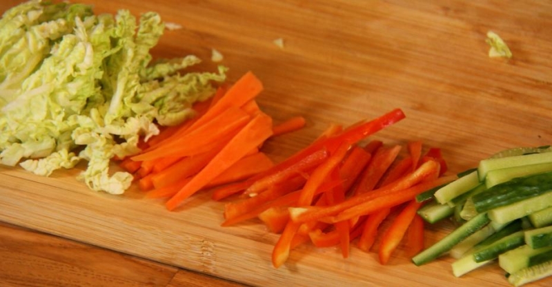 Спринг-роллы с креветками