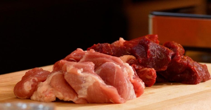 Пельмени с мясом и креветками