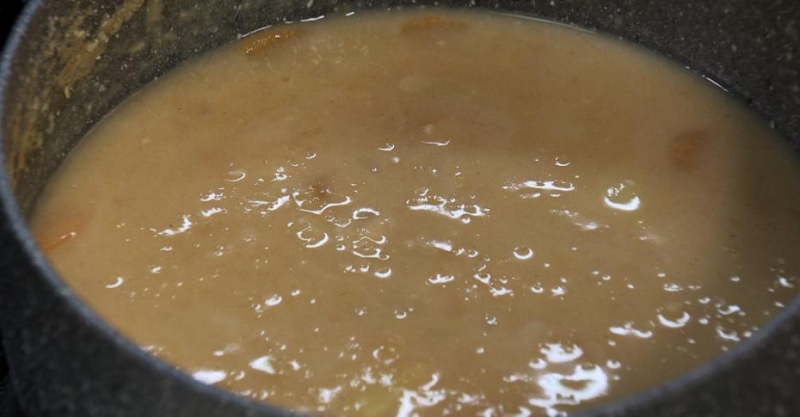 Гороховая каша с толокном, картошкой и репой