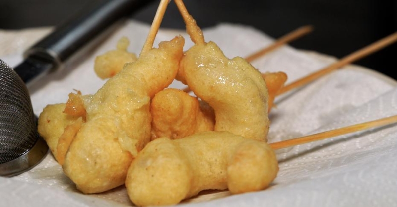 Креветки в пивном кляре