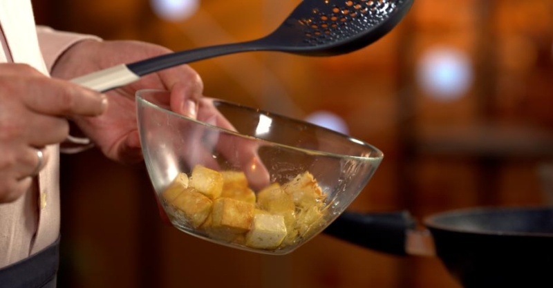 Гречневая лапша с тофу