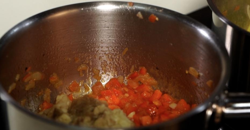 Заалюк (икра из баклажана с помидорами по-мароккански)