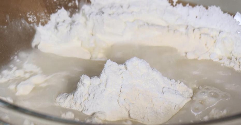 Капуста в хрустящем тесте с соусом сладкий чили