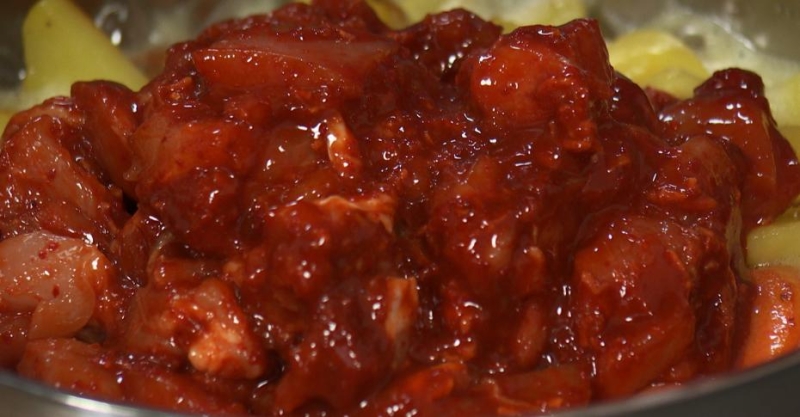 Таккальби с клёцками