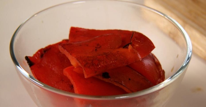 Салат из кабачка и болгарского перца