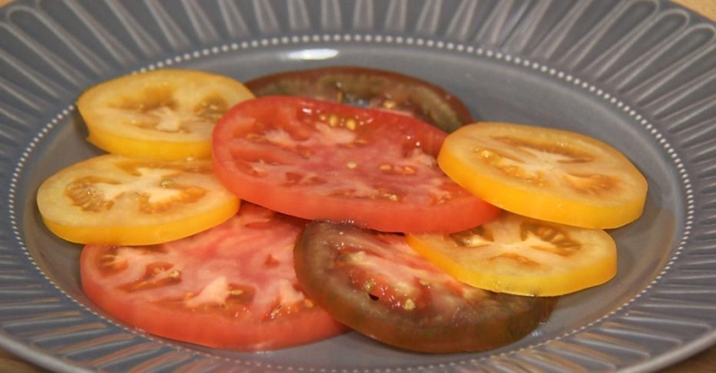 Рулеты из цукини и карпаччо