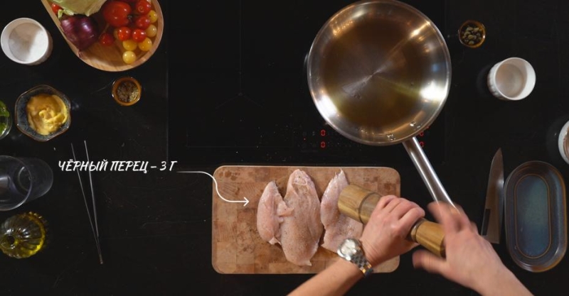 Курица с тунцовым соусом