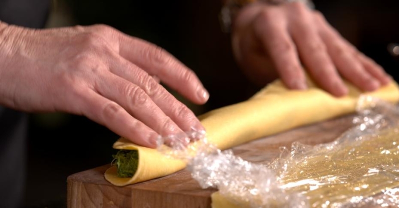 Пансотти со шпинатом и рикоттой