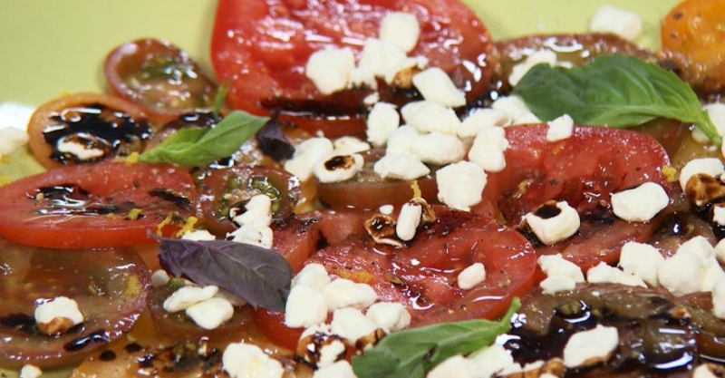 Рулеты из цукини и карпаччо