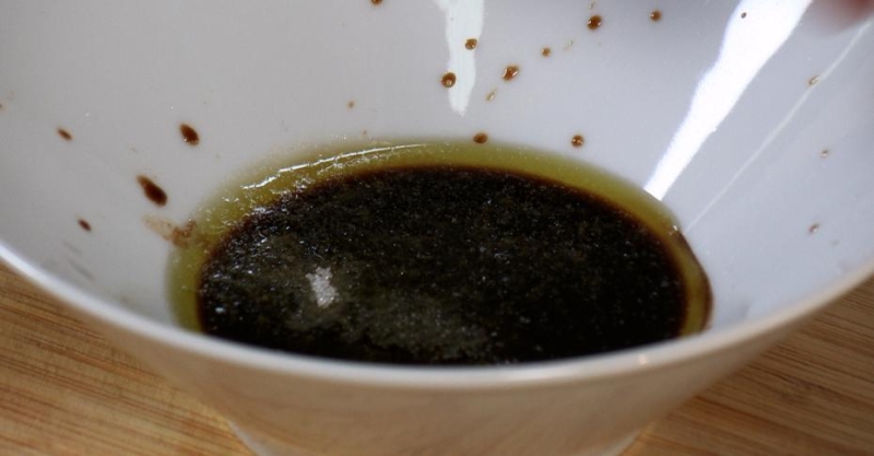 Баклажаны в темпуре с салатом