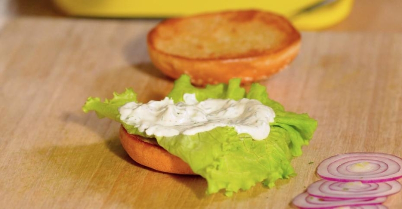 Бургер со стейком