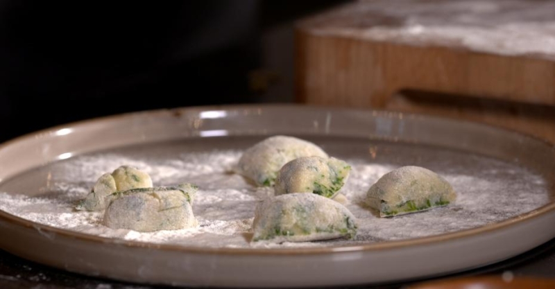 Ньокки с соусом аррабьята