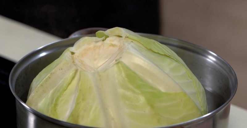 Голубцы со стейком из свинины