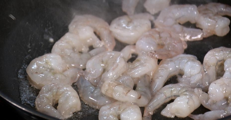 Креветки жареные с наршарабом