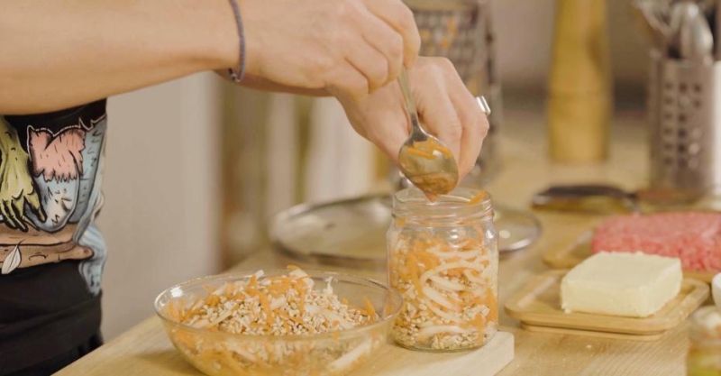 Перловка с овощами в автоклаве