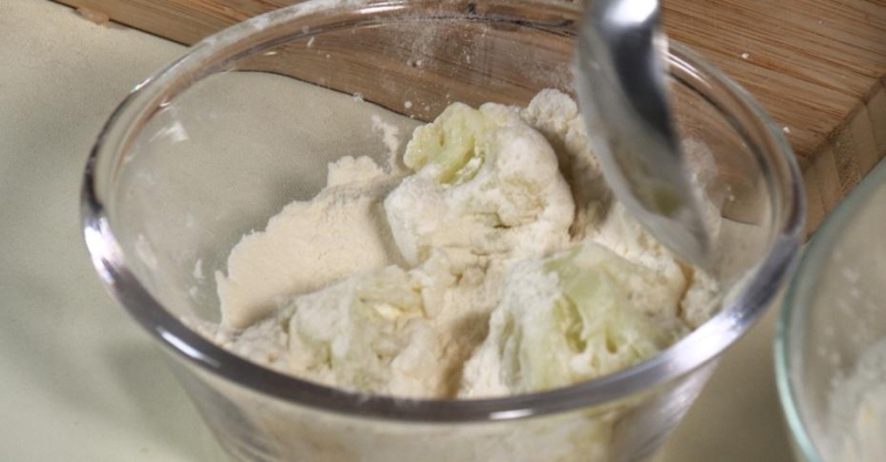 Цветная капуста в кляре с наршарабом