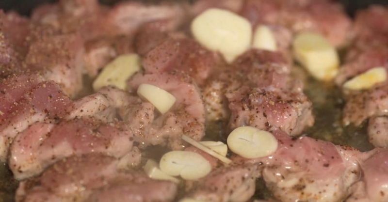 Индейка с морковью и сливками