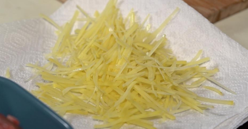 Салат с картофелем пай