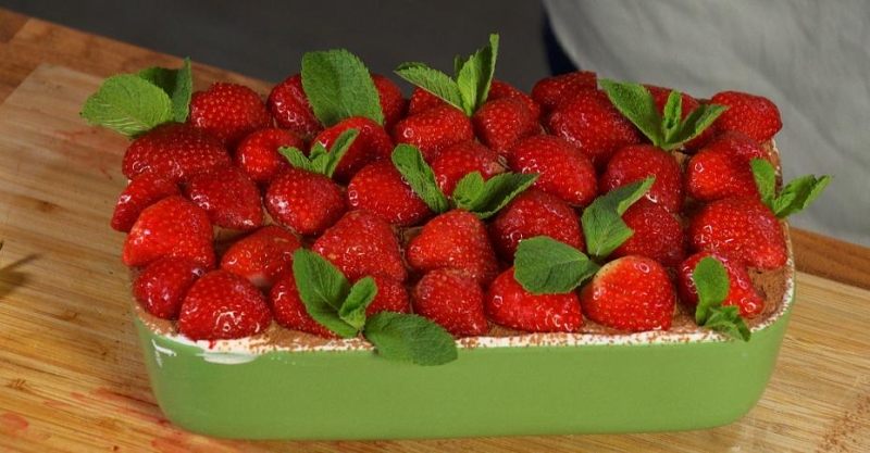 Клубничный тирамису