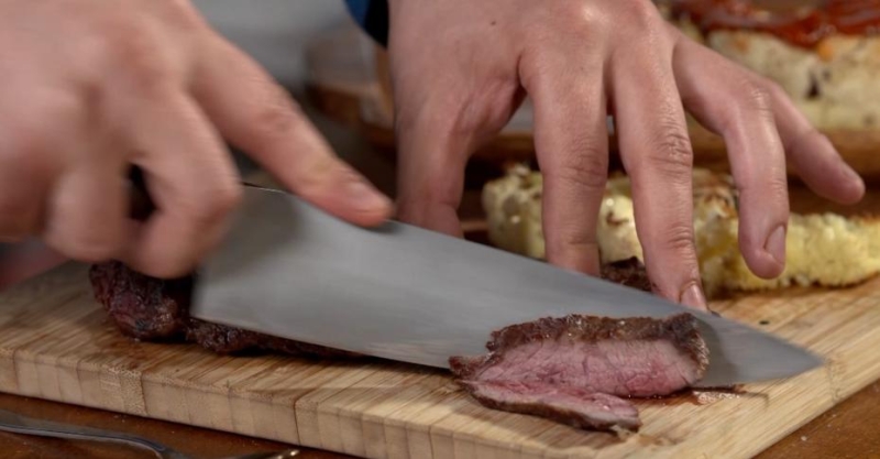 Классический и овощной стейки