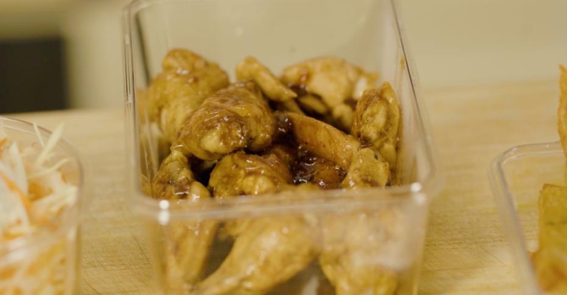 Крылья в соусе терияки