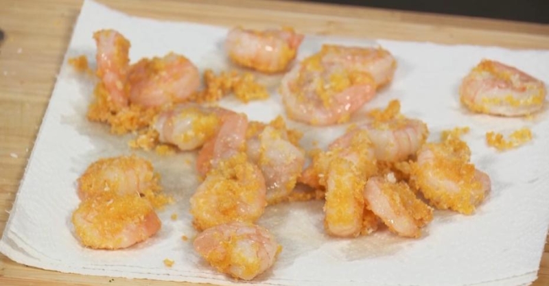 Креветки с васаби