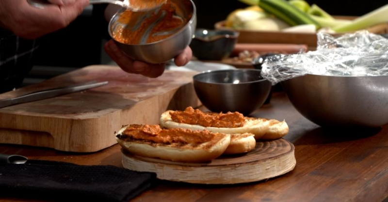 Хот-дог «разделённый» и чалагач