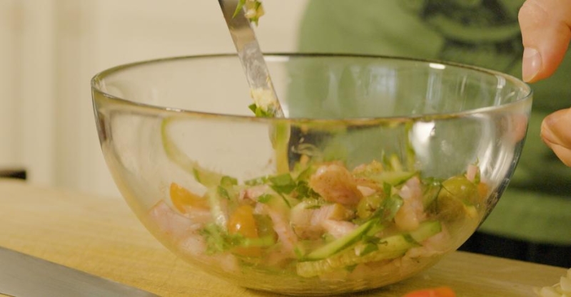 Пита с овощной начинкой