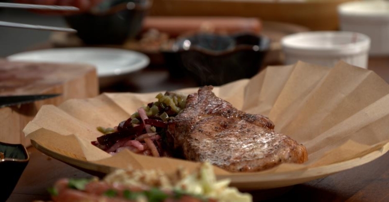 Хот-дог «разделённый» и чалагач