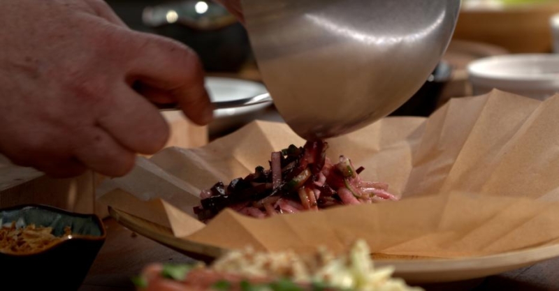 Хот-дог «разделённый» и чалагач