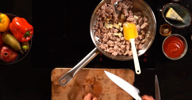 Тортини из брокколи с купатами