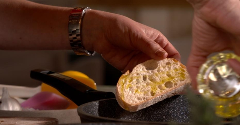 Брускетты с овощами