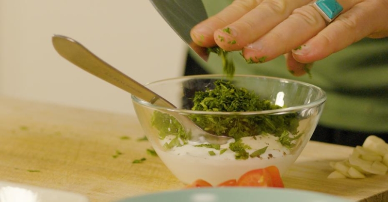 Пита с овощной начинкой