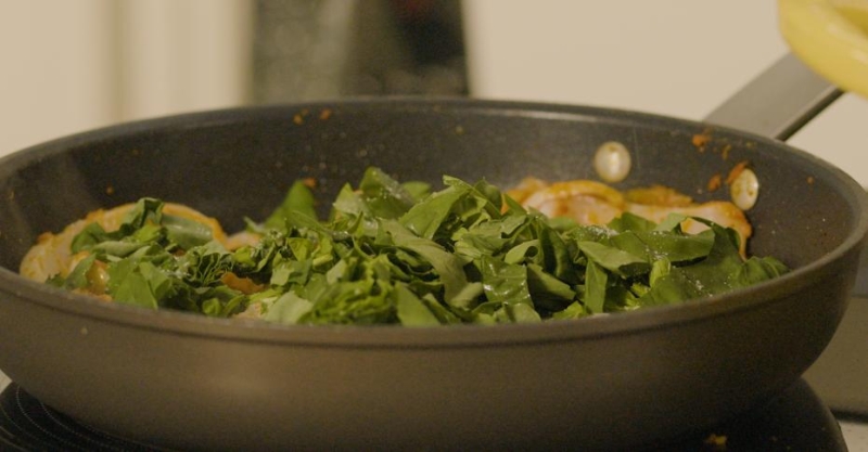 Кальмары в соусе карри