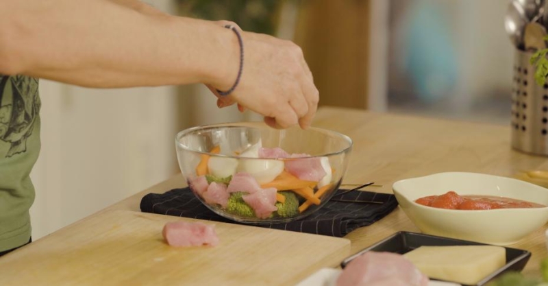 Салат из запечённых овощей