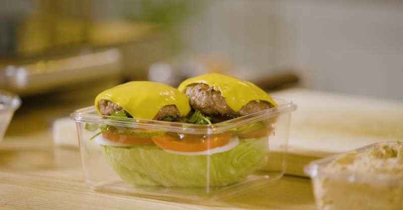 Бургер-салат