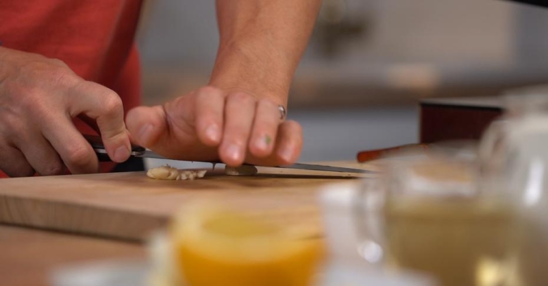 Клёцки с жареными лисичками