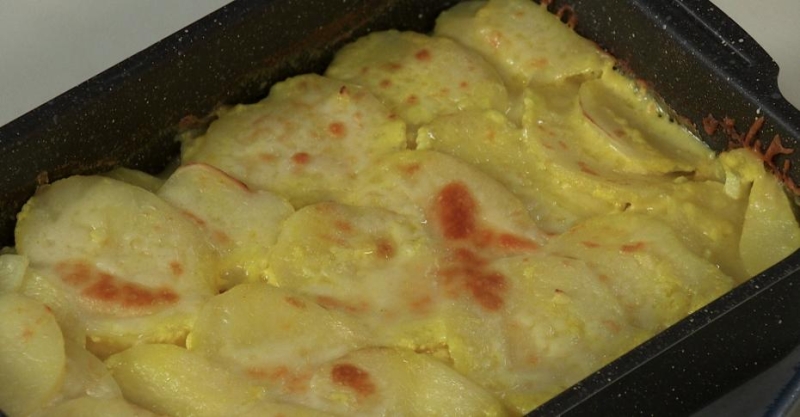 Картофельная запеканка с сыром