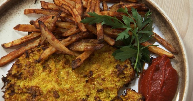 ПП-Шницель с картофелем фри