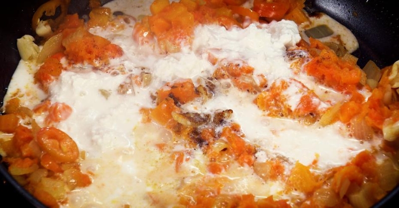 Котлеты с тыквенным соусом