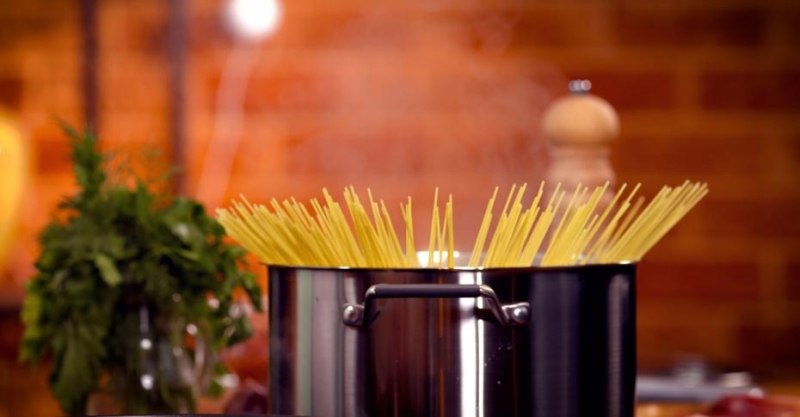 Макароны с мясом и мясом