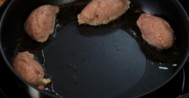 Котлеты с тыквенным соусом